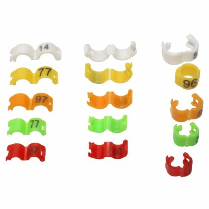 Vibrant Bird Foot Ring Assortment - Enhance Your Avian Collection!