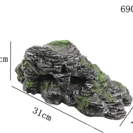Tortoise Haven: Resin Rockery For Climbing And Sunbathing