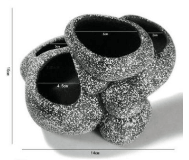 Multihole Ceramic Stone Hydroponic Pots: A Versatile Haven For Cichlids And Fish Breeding