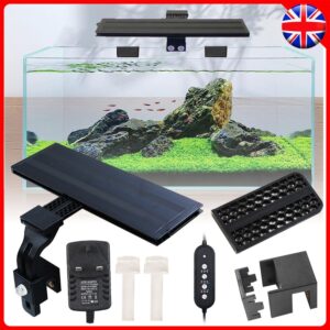 Clip On Full Spectrum Aquarium Light Adjustable Timer Brightness Fish Tank Light