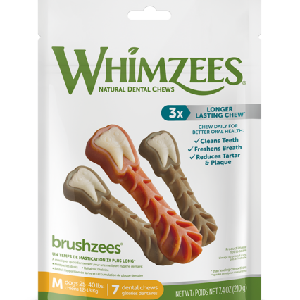 WHMZ DNTL CHW MEDIUM 7CT ( 4 X 7.4 OZ   )