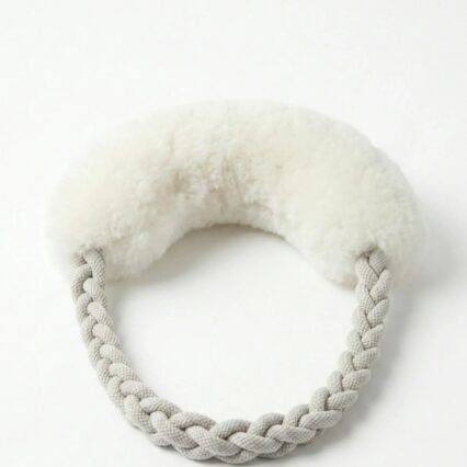 Wool Loop Tug Toy - White