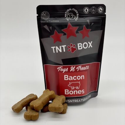 Bacon Bones Dog Treats - All Natural Oven Baked