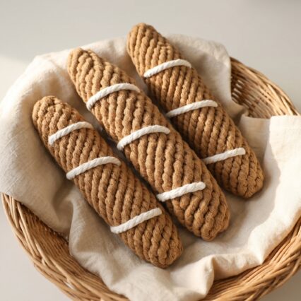 Handcrafted Baguette Pet Toy
