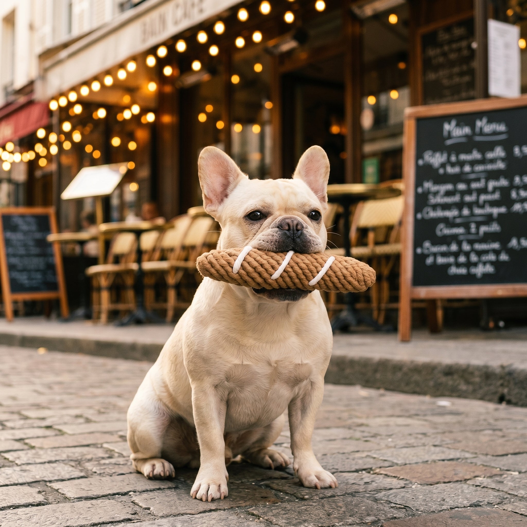 Handcrafted Baguette Pet Toy - Image 4
