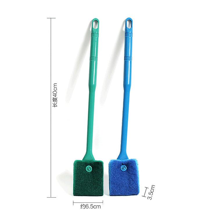 Dual-Sided Long Handle Aquarium Cleaning Brush - Image 3