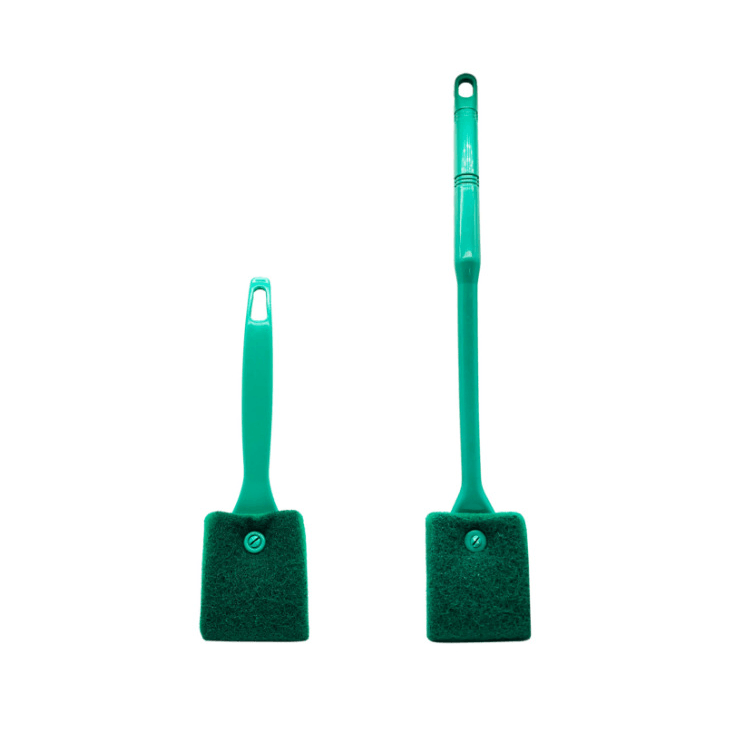 Dual-Sided Long Handle Aquarium Cleaning Brush - Image 9