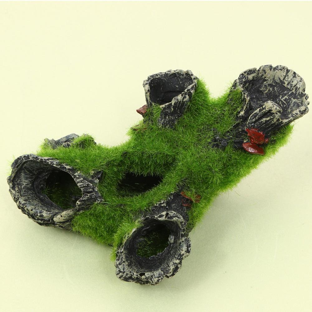 Mystic Mossy Tree Root Shrimp Pot - Lifelike Spawning Haven For Aquarium Shrimp - Image 5
