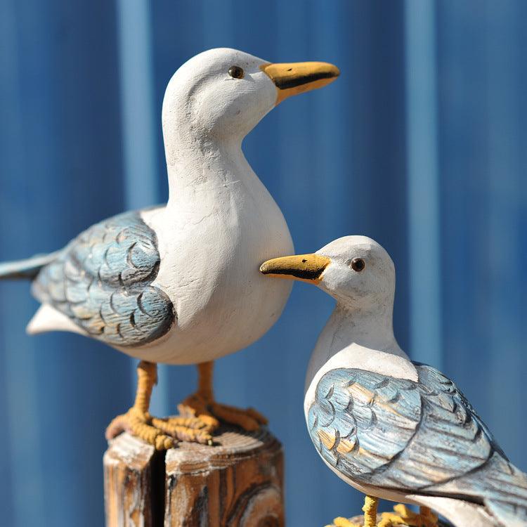 Mediterranean Wildlife Wooden Hanging Ornaments Set - Image 2