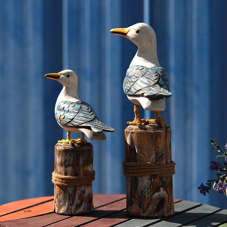Mediterranean Wildlife Wooden Hanging Ornaments Set - Image 3