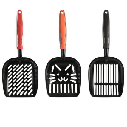 Extra Large Black Coated Aluminum Alloy Cat Litter Shovel