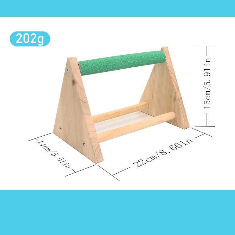 Solid Wood Bird Stand