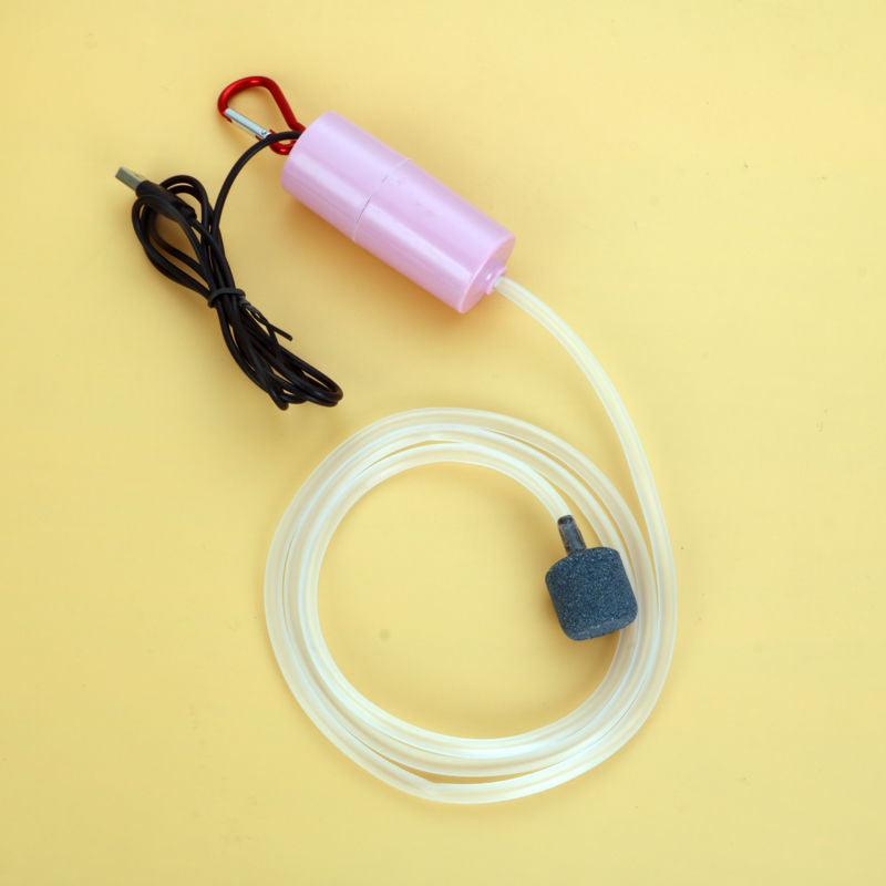 Portable Usb Aquarium Oxygen Air Pump - Silent And Energy Efficient Fish Tank Accessory - Image 2