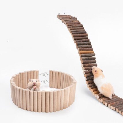 Rustic Woodland Hamster Swing