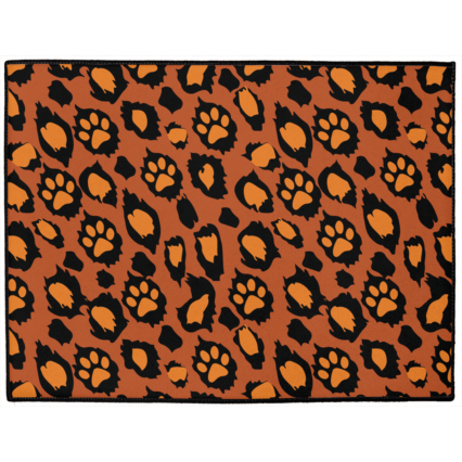 Leopawd Print Dog Mat