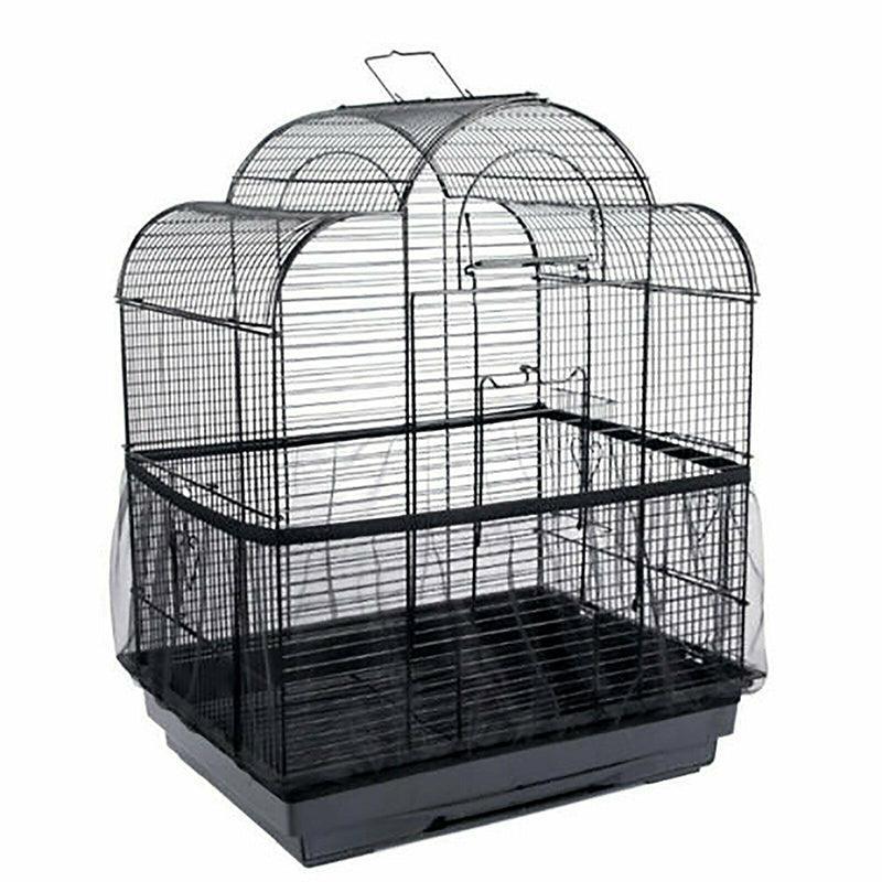 L Size Shell Skirt Mesh Cover Pet Bird Cage Guard Nylon Net Seed Catcher - Image 3