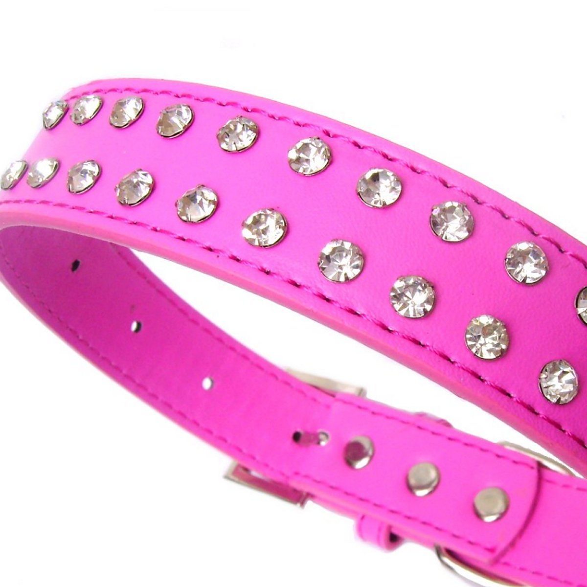2-Row Collar Lead Set - Hot Pink - Image 5