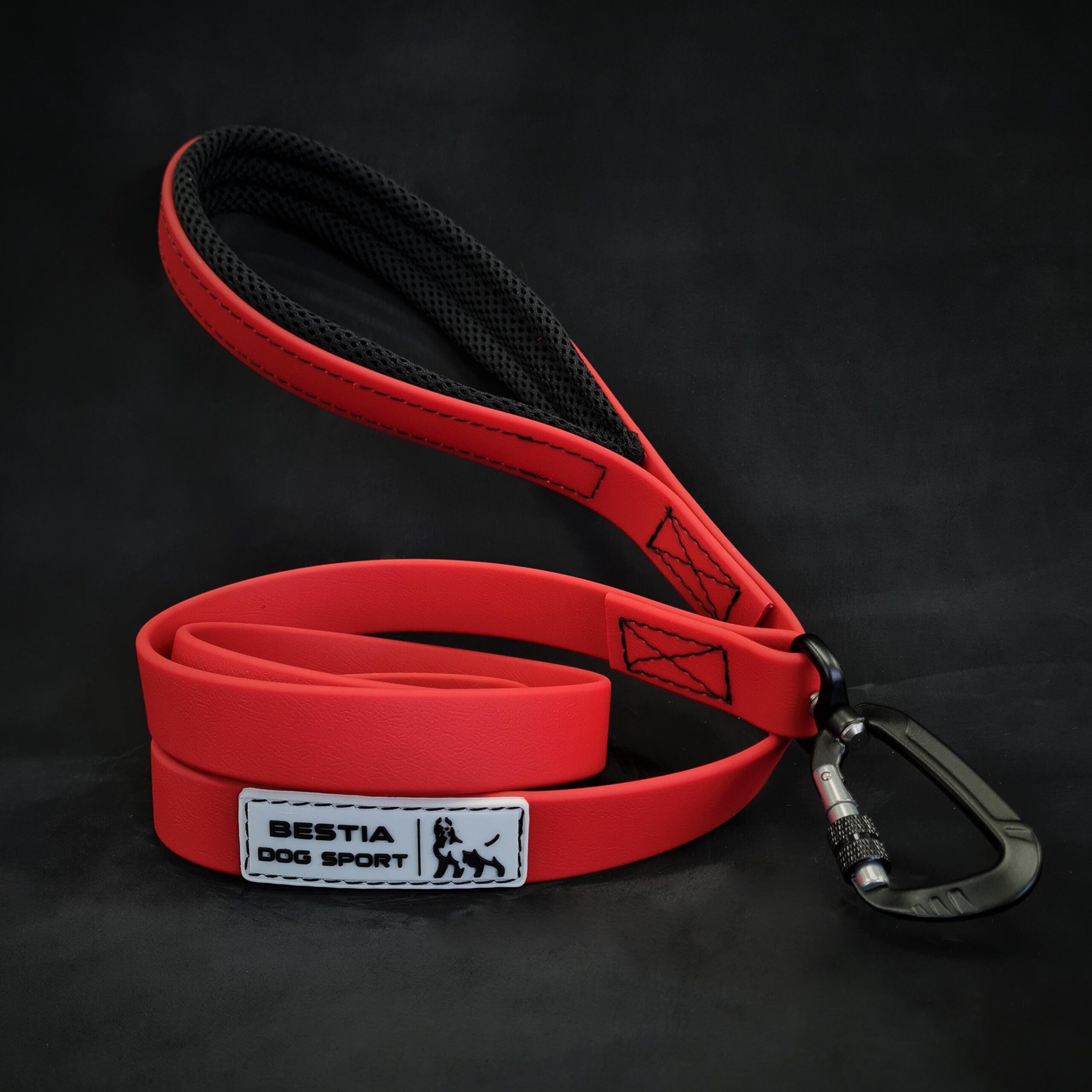 BESTIA DOG SPORT TACTICAL LEASH RED - Image 2