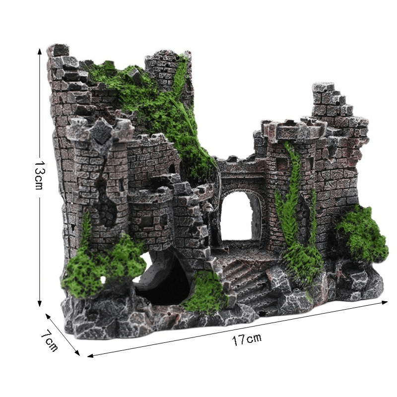 Enchanted Resin Castle Aquarium Decor - Image 2