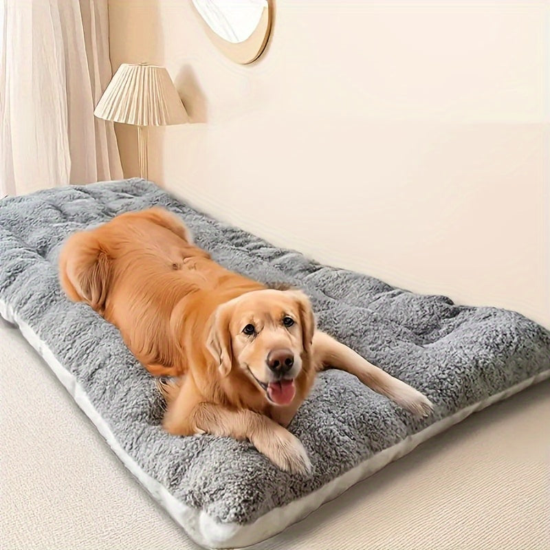 Extra-Large Plush Dog Sofa Bed with Non-Slip Base - Image 2