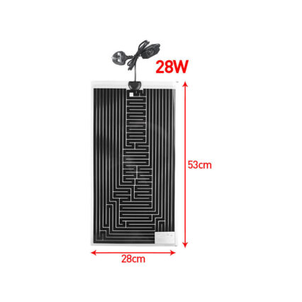 Reptile Vivarium Heat Mat Heating Warm Heater Pad With Thermostat Controller UK-28W