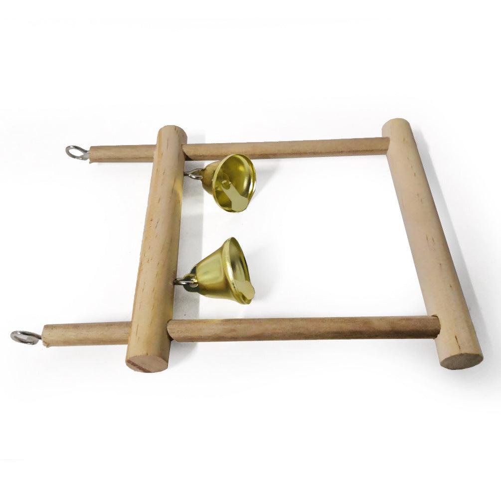 Rustic Wood Perch Stand For Birds - Image 2