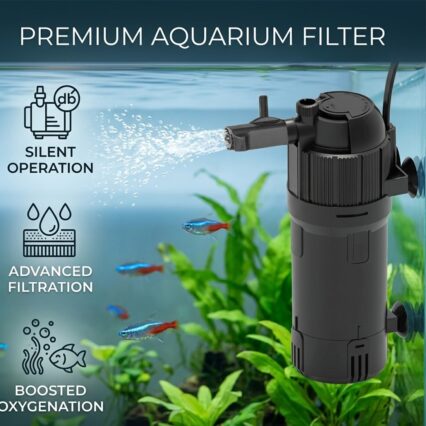 400L H Aquarium Fish Tank Internal Filter Submersible Filter All Pond Solutions