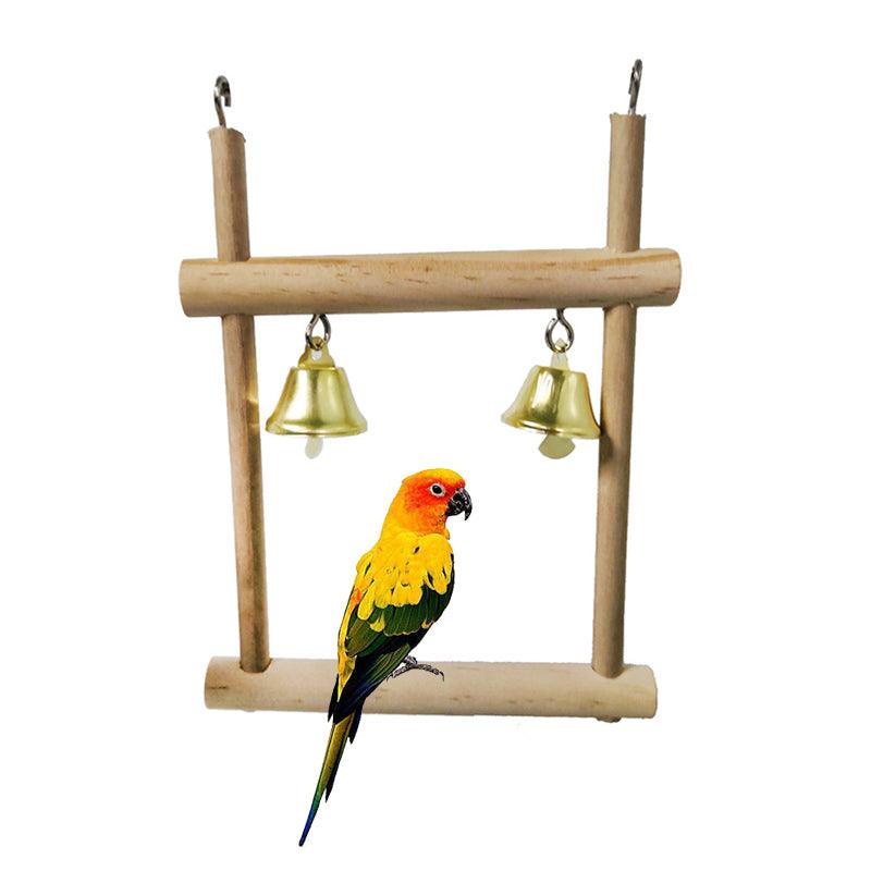 Rustic Wood Perch Stand For Birds - Image 4