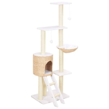 NNEVL Cat Tree with Sisal Scratching Post Seagrass