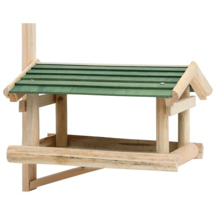 NNEVL Bird Feeder Solid Wood 35x29.5x21 cm