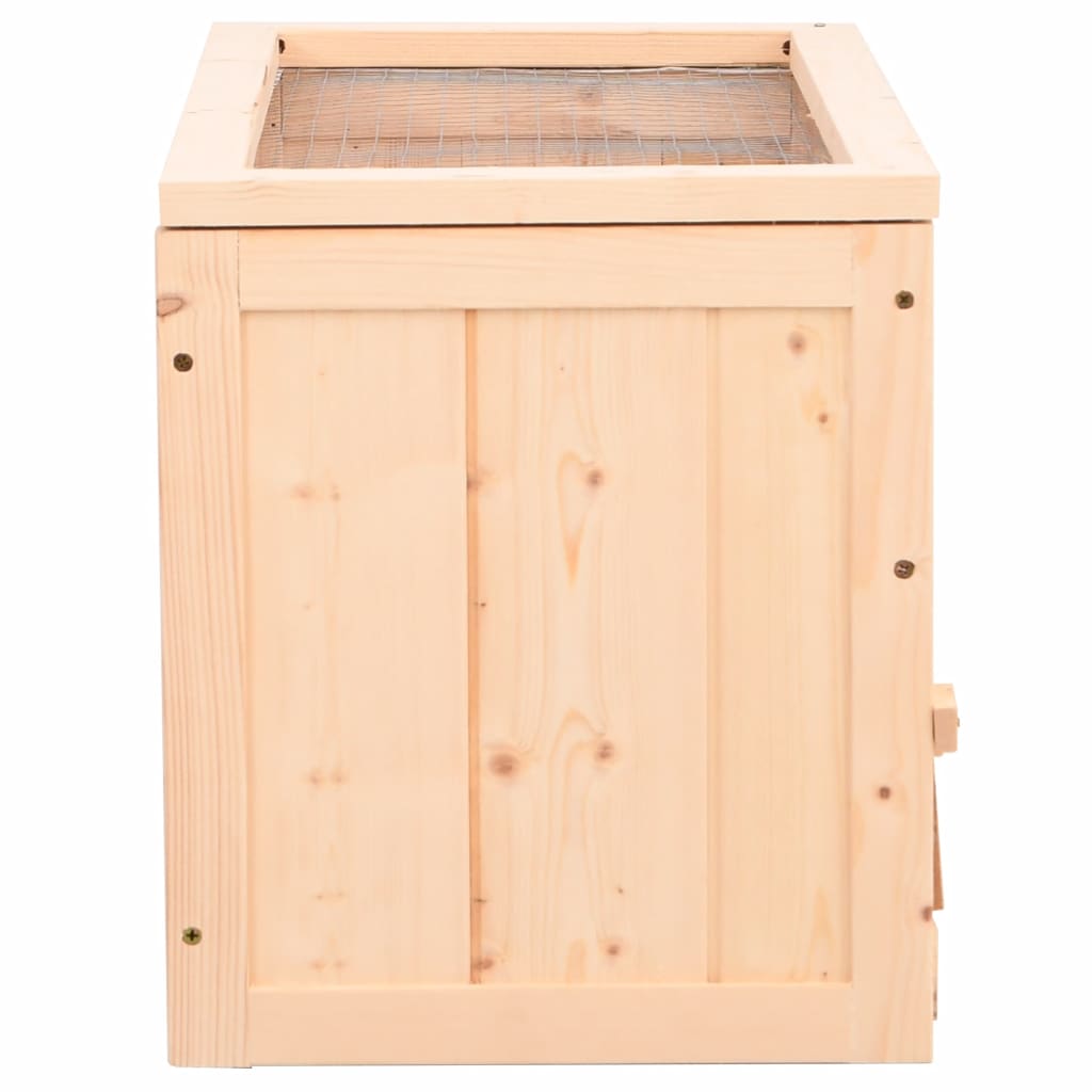 NNEVL Hamster Cage 60x30x35 cm Solid Wood Fir - Image 5