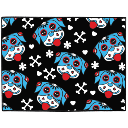 Day of the Dog Blue Dog Mat