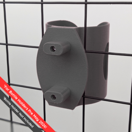 Cage Mounting Kit For Water Bottle Holder - Black