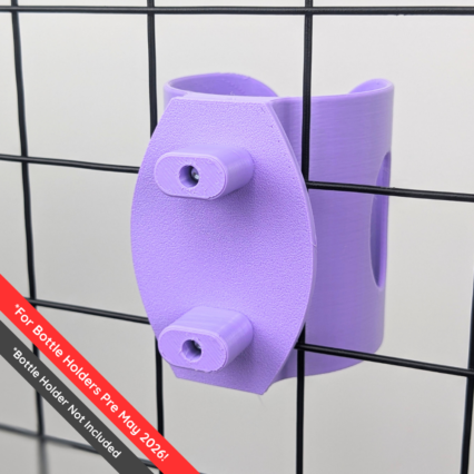 Cage Mounting Kit For Water Bottle Holder - Pastel Purple