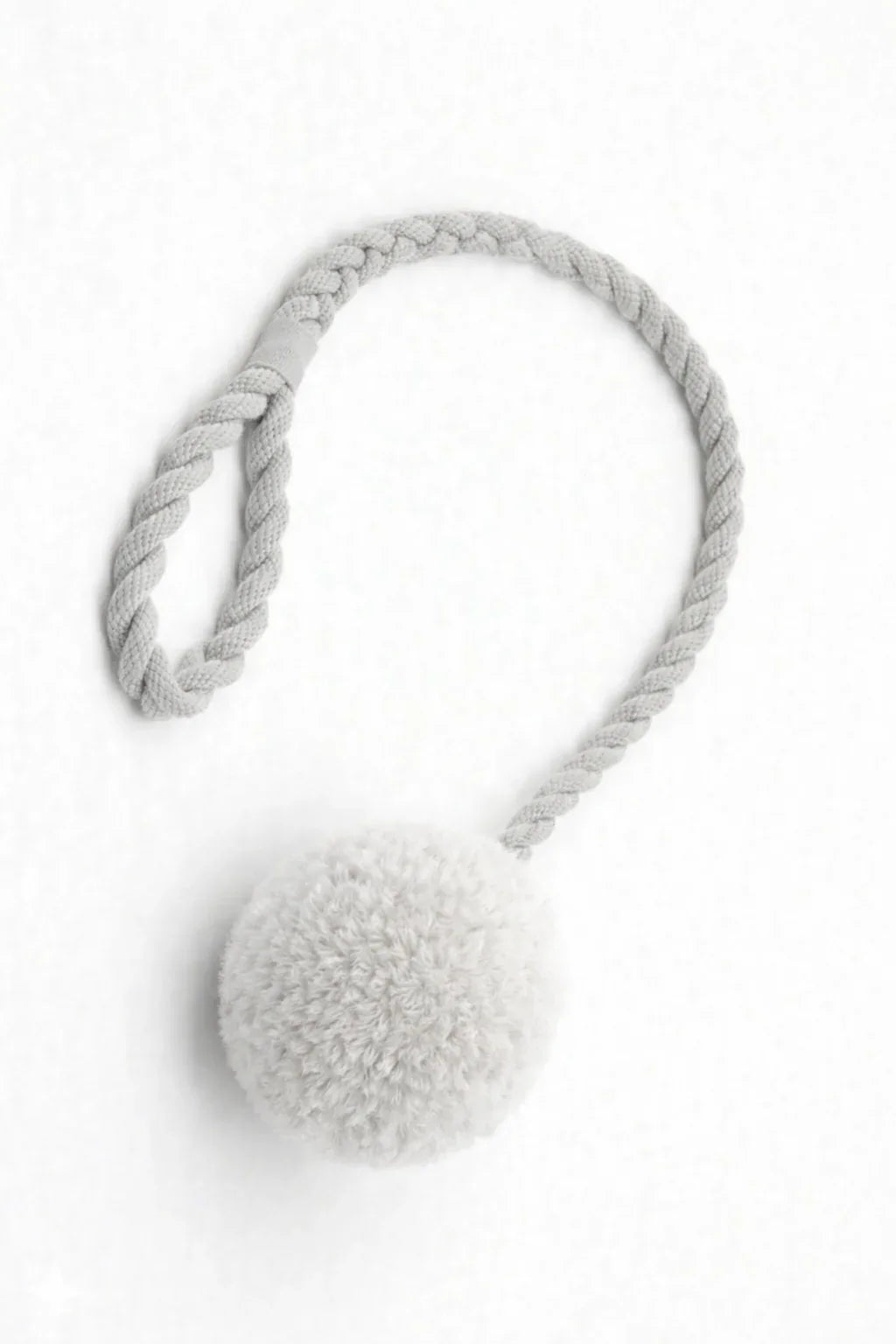 Wool Pom Tug Toy - Grey - Image 2