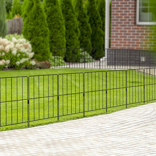 25 Pack Rustproof Decorative Garden Fence Set for Dog Flower bed - Image 2