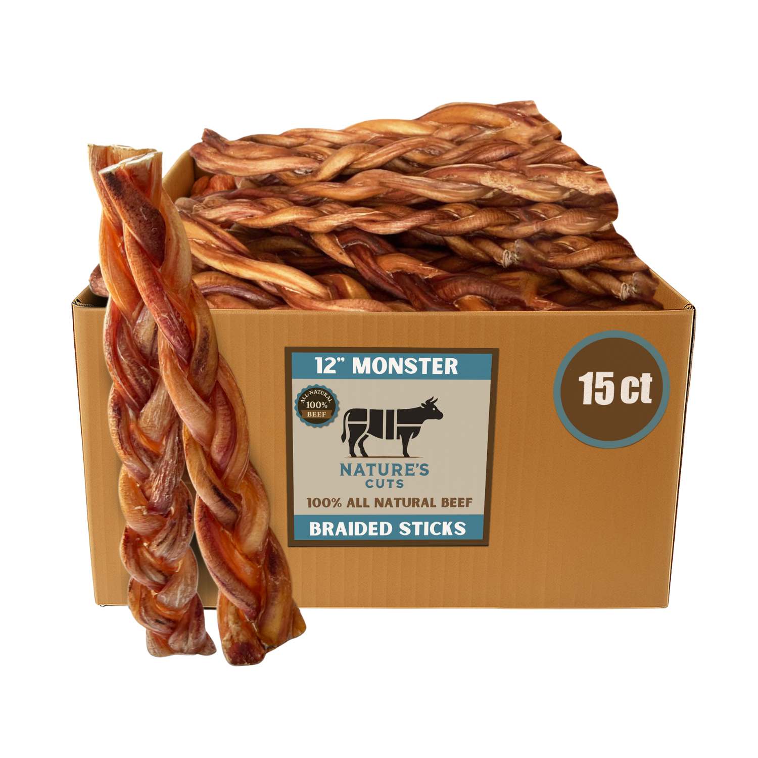12" MONSTER Braided Bully Sticks - Image 6