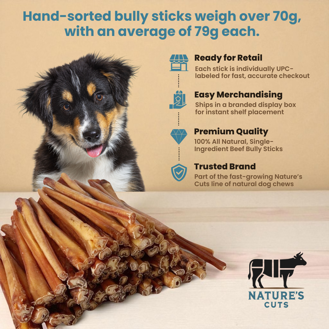 12" Jumbo Bully Sticks Display Box - Image 3