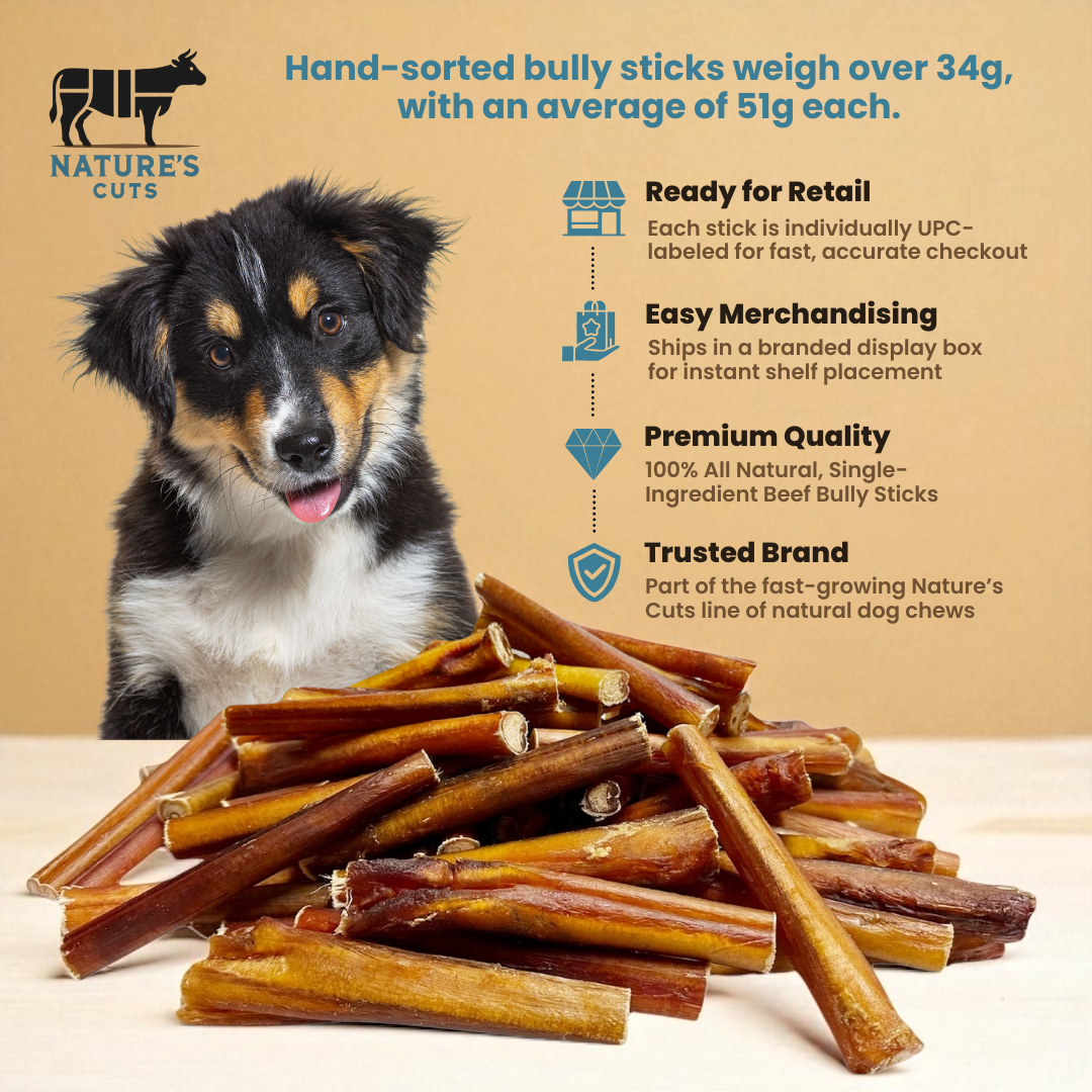 6" Jumbo Bully Sticks Display Box - Image 3