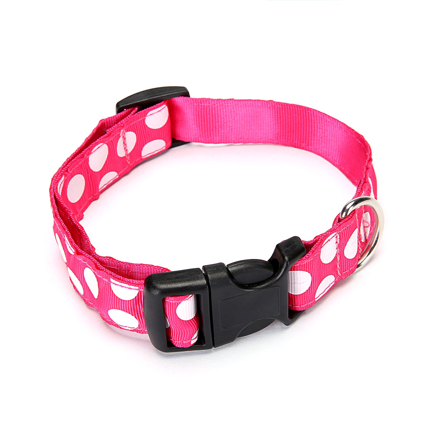 Polka Dot Polyester Dog Collar - Image 9