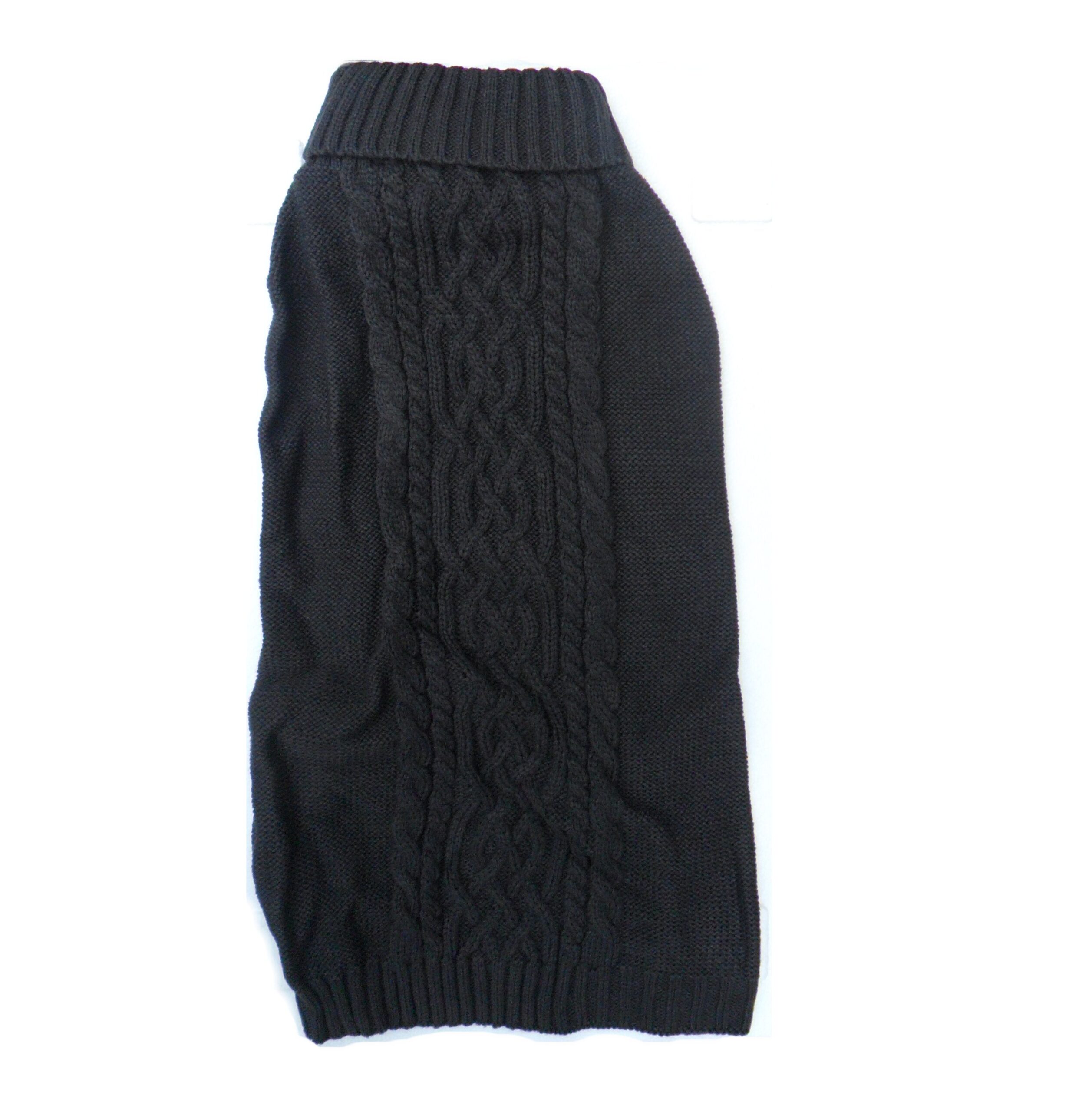 Cable Knit Dog Jumper Sweater - Image 6