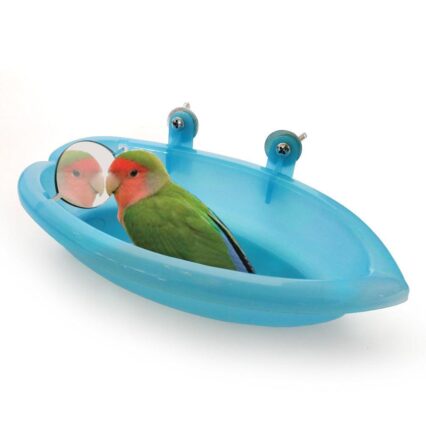 Small Bird Paradise Bath Basin - Perfect For Tiger Skin, Peony, And Other Small Birds