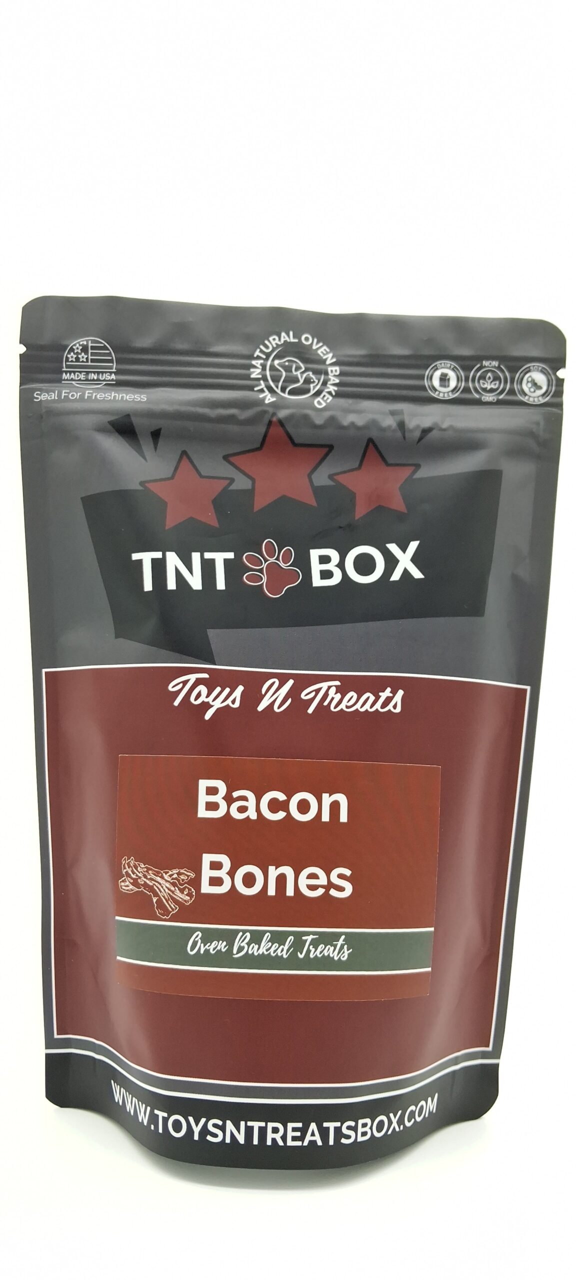 Bacon Bones Dog Treats - All Natural Oven Baked - Image 7