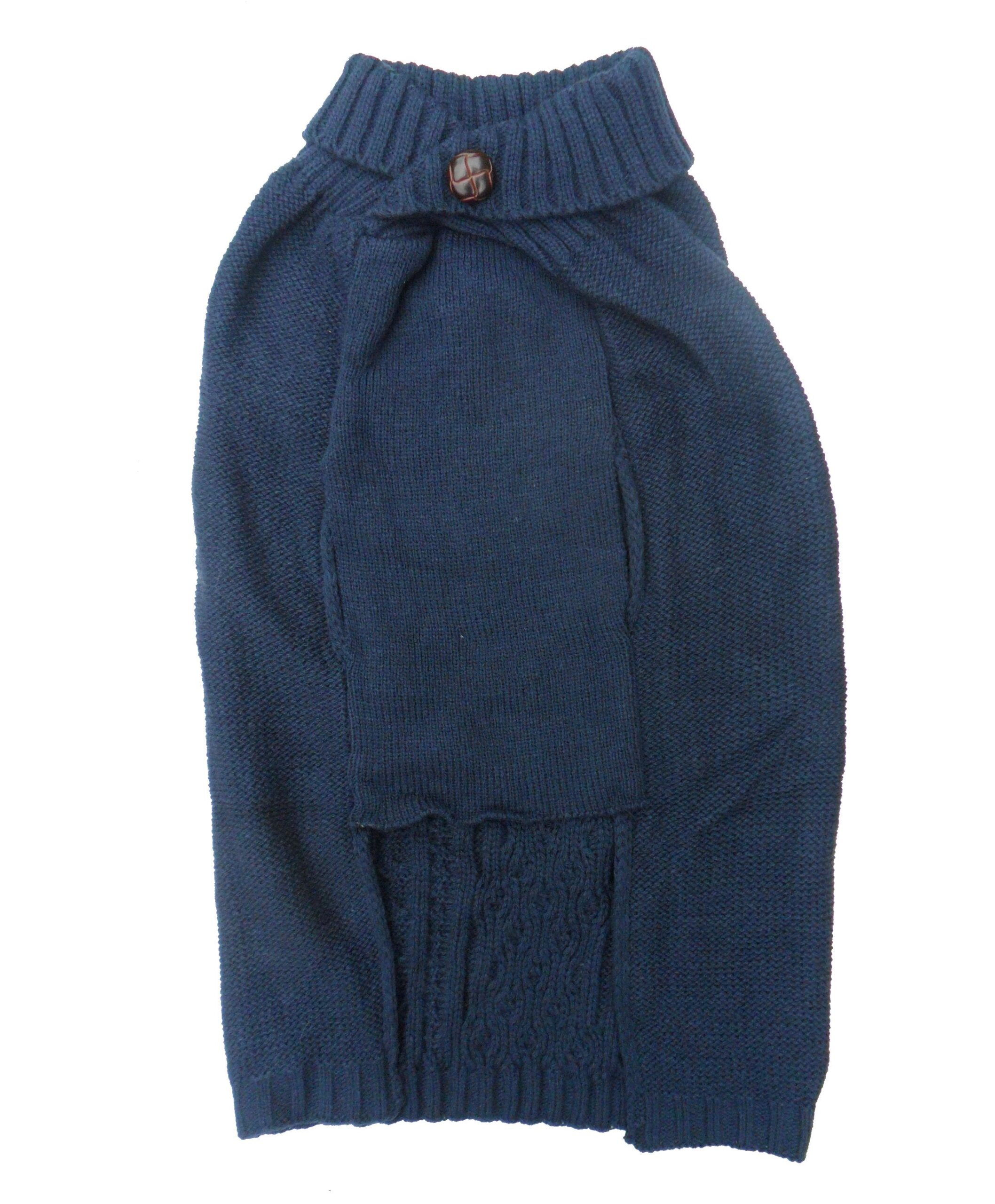 Cable Knit Dog Jumper Sweater - Image 3