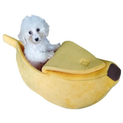 Cozy Banana Dog Bed - The Ultimate Snuggle Spot For Your Furry Friend