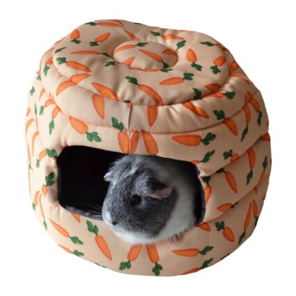 Cozy Cotton Bunny Guinea Pig Winter Nest