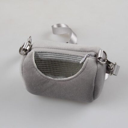 Cozy Diamond Velvet Small Pet Takeaway Bag