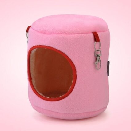 Cozy Flannel Hanging Nest For Small Pets - Hammock-Style Bed For Hamsters, Chinchillas, Squirrels