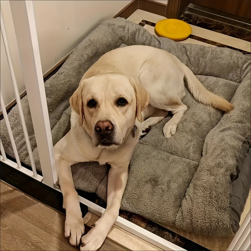 Extra-Large Plush Dog Sofa Bed with Non-Slip Base - Image 3