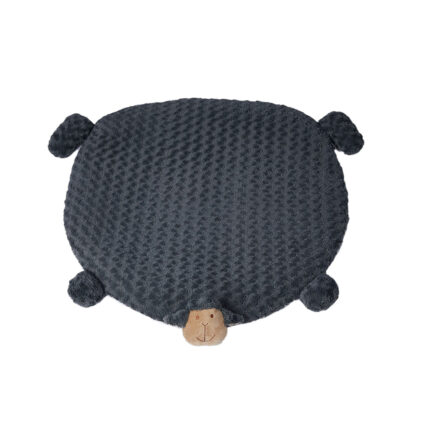 NNEIDS PaWz Pet Bed Cat Calming Beds Dog Squeaky L Charcoal Large